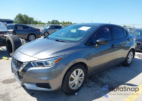 2021 Nissan Versa S Xtronic Cvt z USA, uszkodzony, nr VIN 3N1CN8DV7ML876689